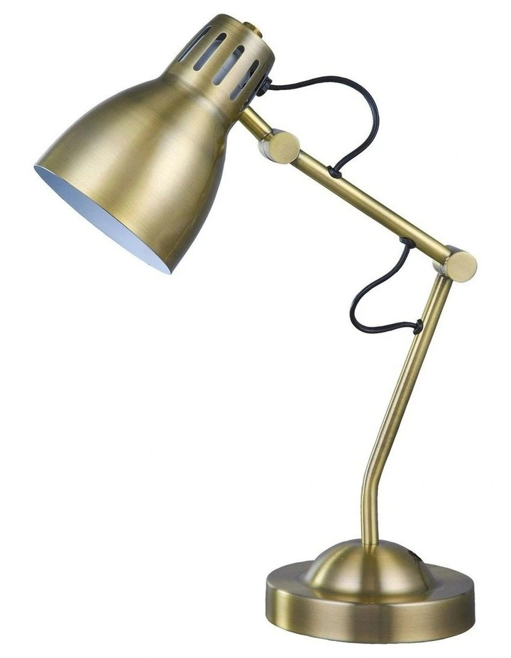 Nord Metal Table Lamp in Antique Brass image 2