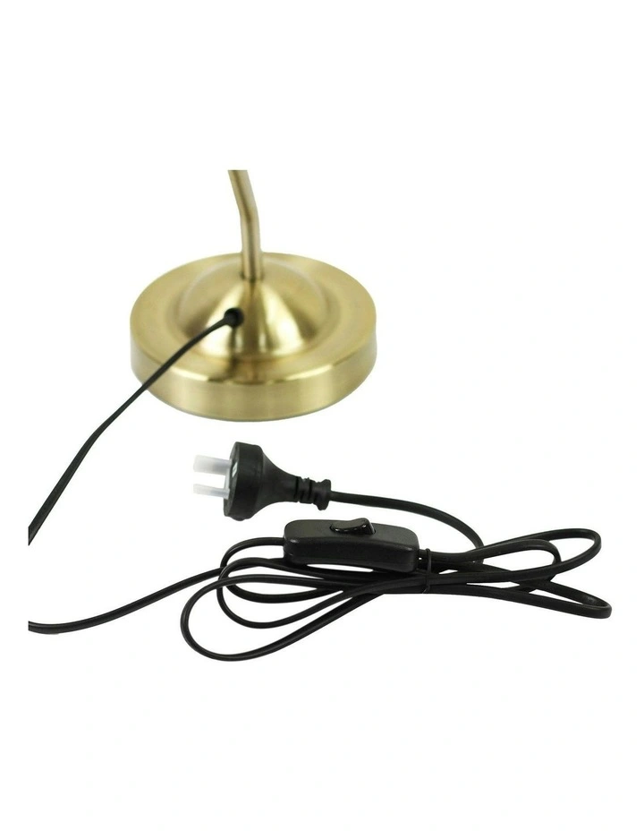 Nord Metal Table Lamp in Antique Brass image 3