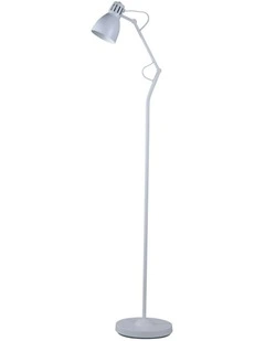 Nord Metal Floor Lamp in White