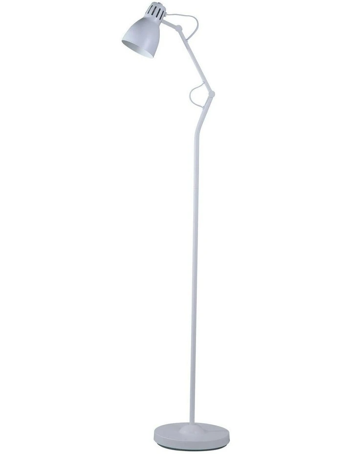 Nord Metal Floor Lamp in White image 1