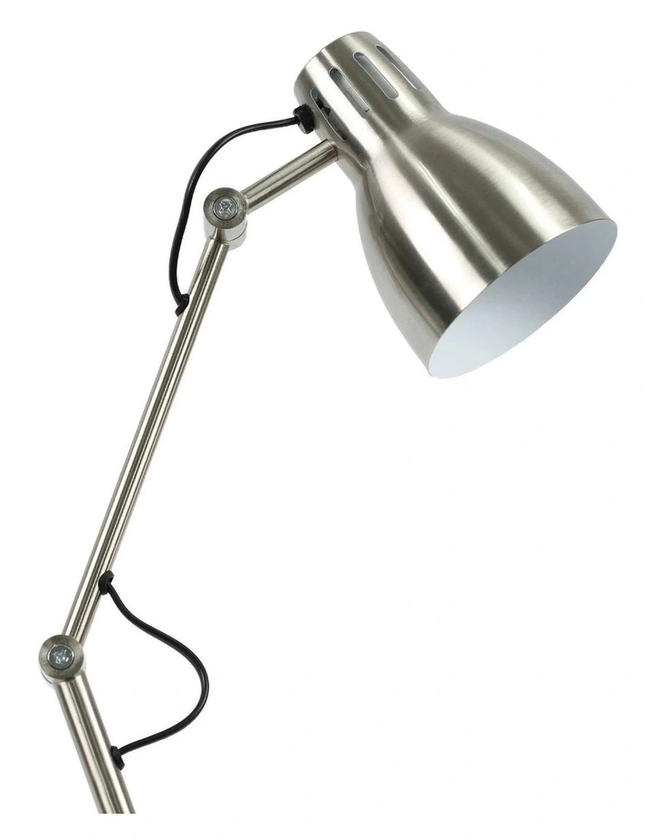 Nord Metal Floor Lamp in Satin Chrome image 6