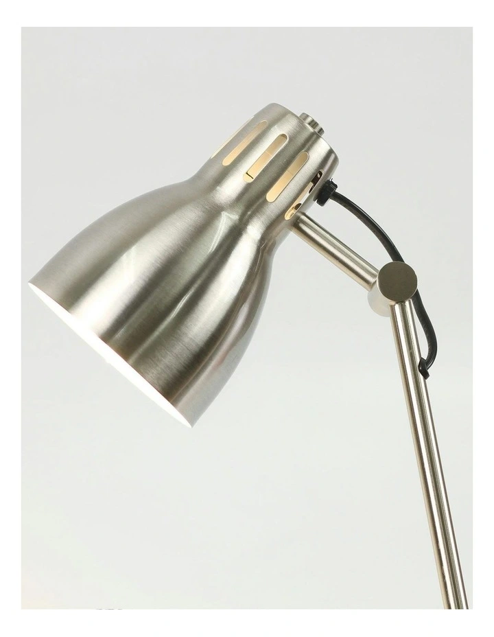 Nord Metal Floor Lamp in Satin Chrome image 7