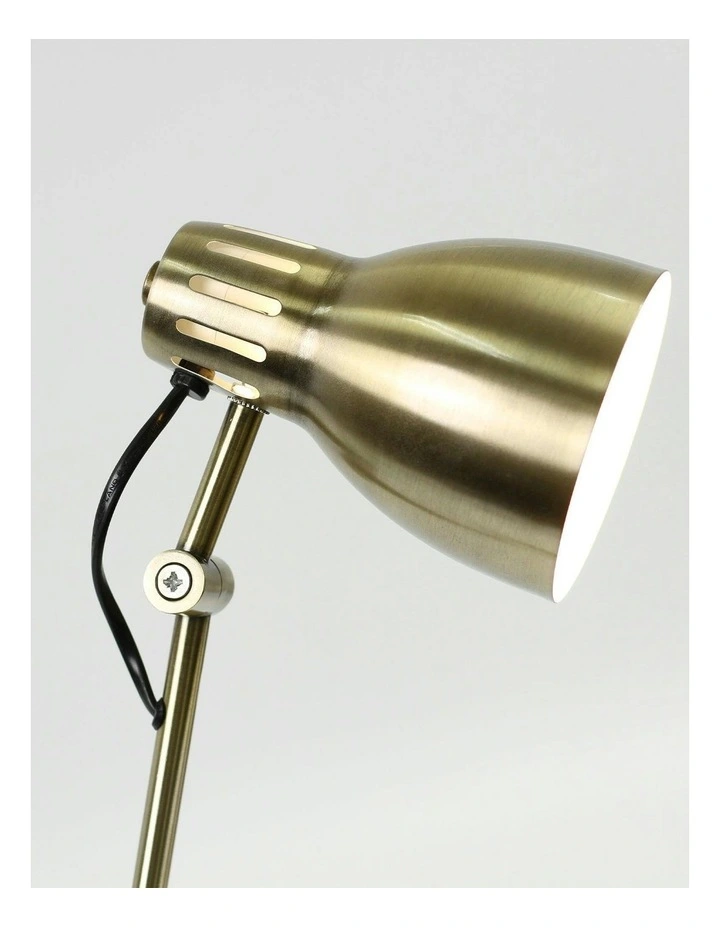 Nord Metal Floor Lamp in Antique Brass image 6