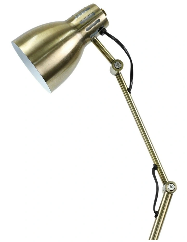 Nord Metal Floor Lamp in Antique Brass image 7