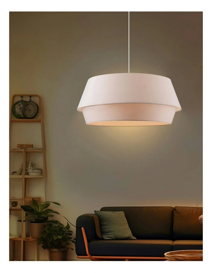 Elisa Pendant Light in White image 3