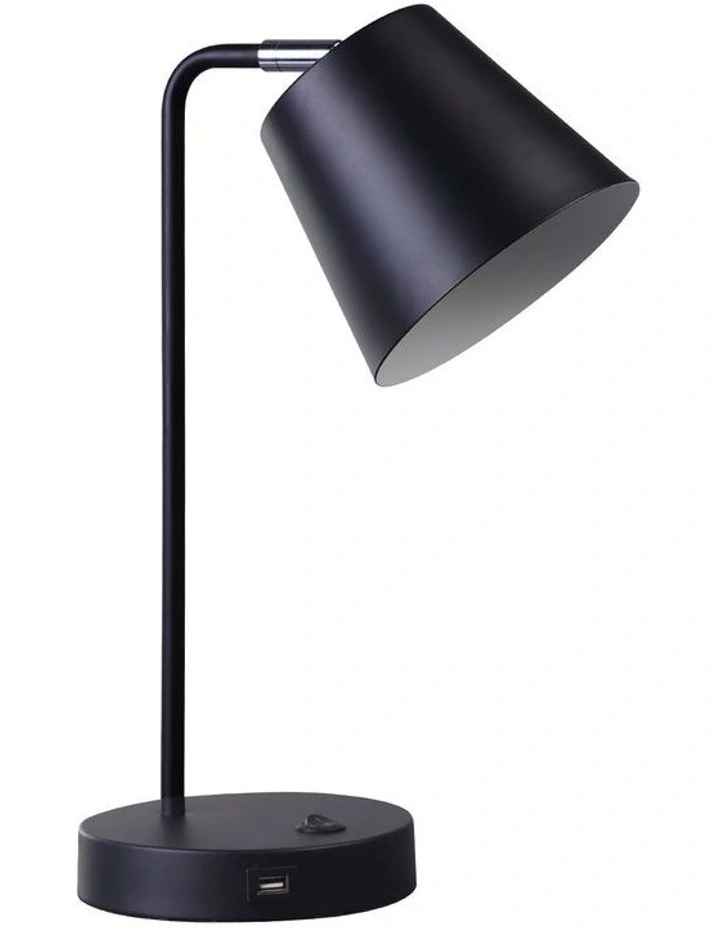 Mak USB Table Lamp in Black image 3
