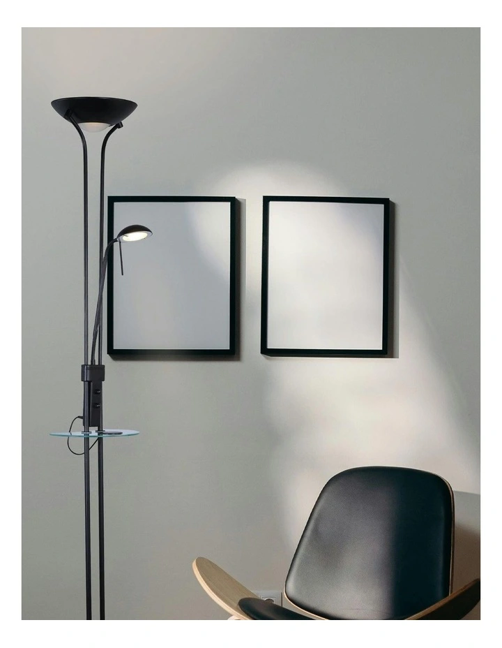 Seed USB LED Mother & Child Floor Lamp in Black image 3