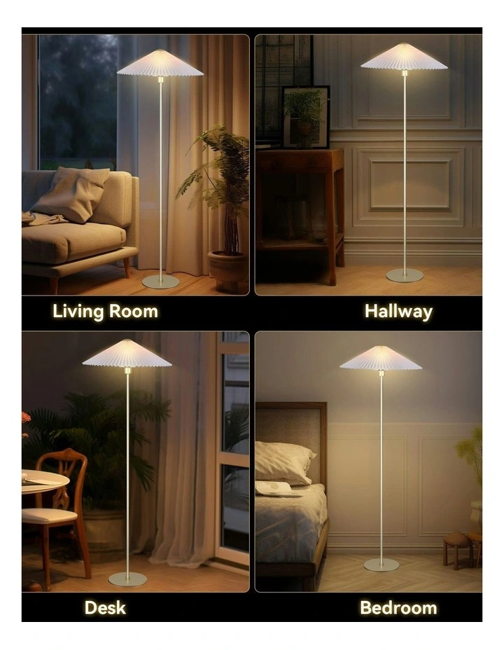 Peck Pleated Floor Lamp image 3