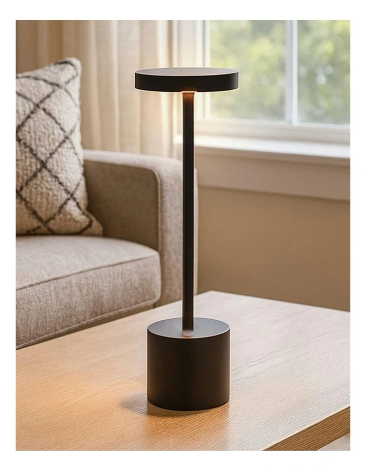 Portable LED Bar Table Lamp in Black image 4