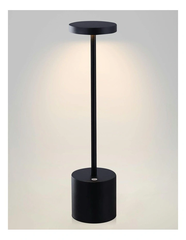 Portable LED Bar Table Lamp in Black image 5