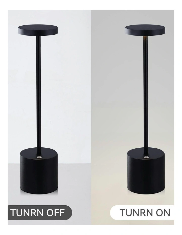 Portable LED Bar Table Lamp in Black image 6