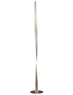 Enhalus LED Floor Lamp in Brushed Chrome