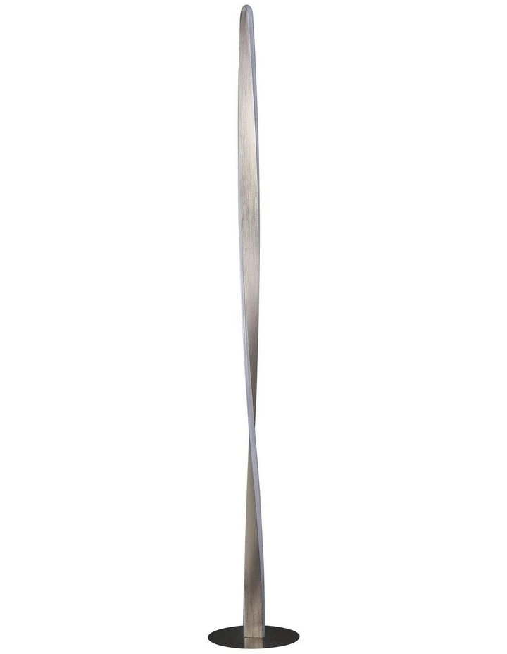 Enhalus LED Floor Lamp in Brushed Chrome image 2