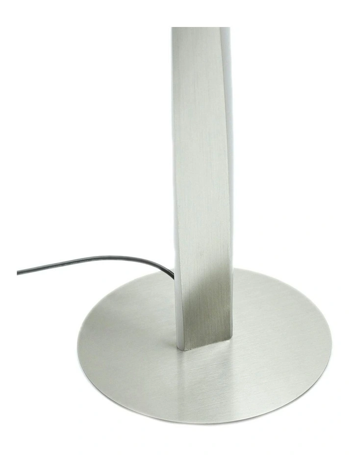 Enhalus LED Floor Lamp in Brushed Chrome image 5
