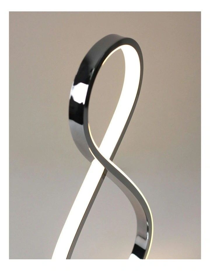 Infinite LED Table Lamp in Chrome image 3