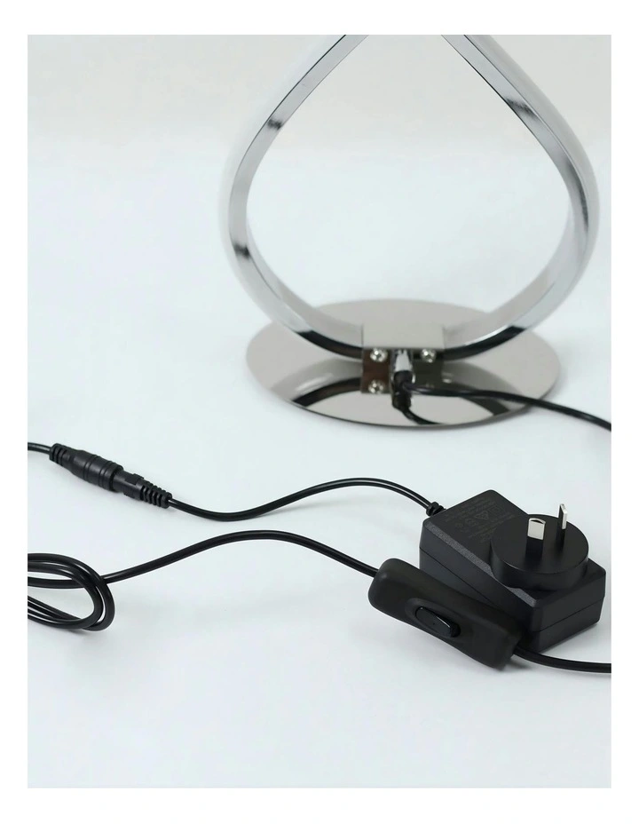 Infinite LED Table Lamp in Chrome image 5