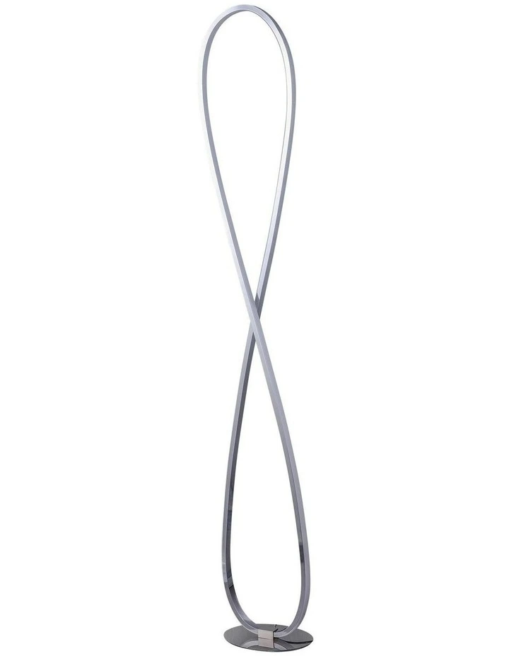 Infinite LED Floor Lamp in Chrome image 2