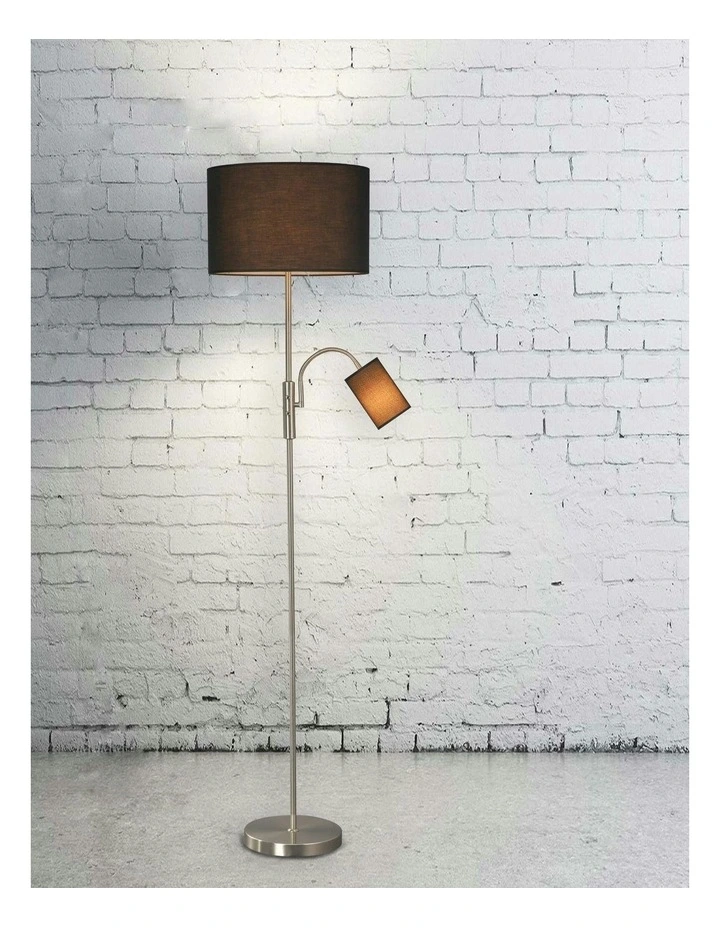 Cylinya Mother and Child Floor Lamp in Black image 6