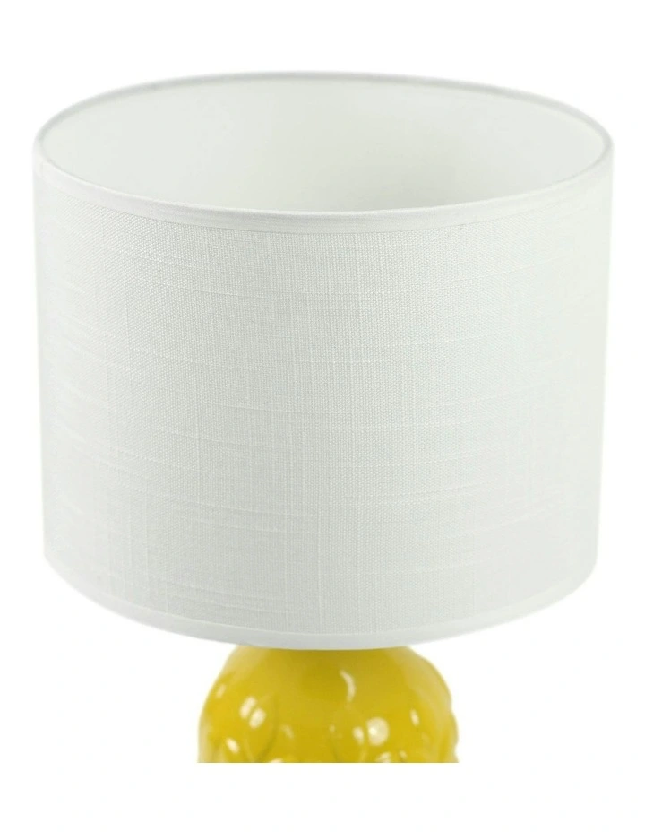 Bloom Ceramic Table Lamp in Yellow/White image 3
