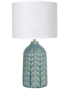 Bloom Ceramic Table Lamp in Blue/White