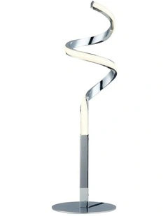 Chipper LED Table Lamp in Chrome