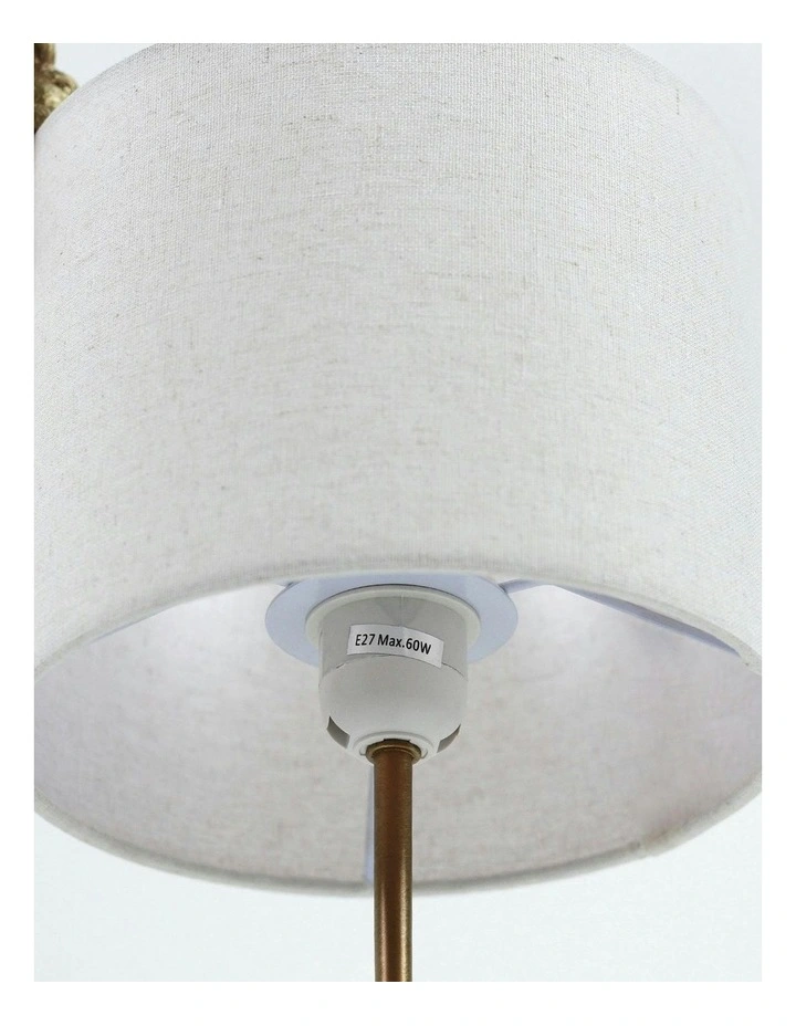 Two Rabbits Playing Table Lamp in Gold/White image 6