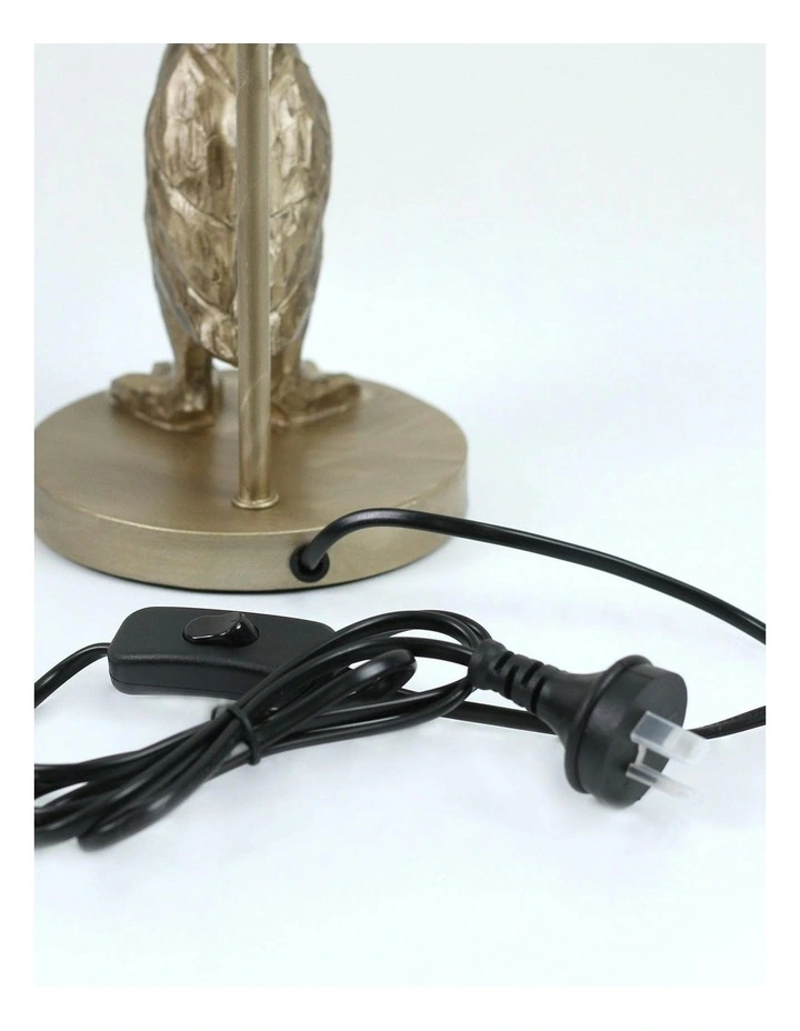 Duck Standing Table Lamp in Cream/Pewter image 7