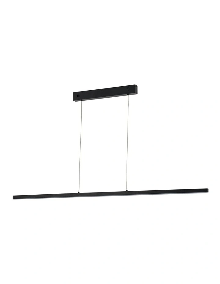 Mayella LED Medium Pendant Light in Black image 1