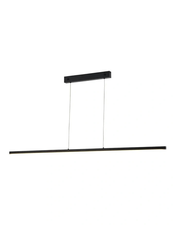 Mayella Large LED Pendant Light in Black image 1