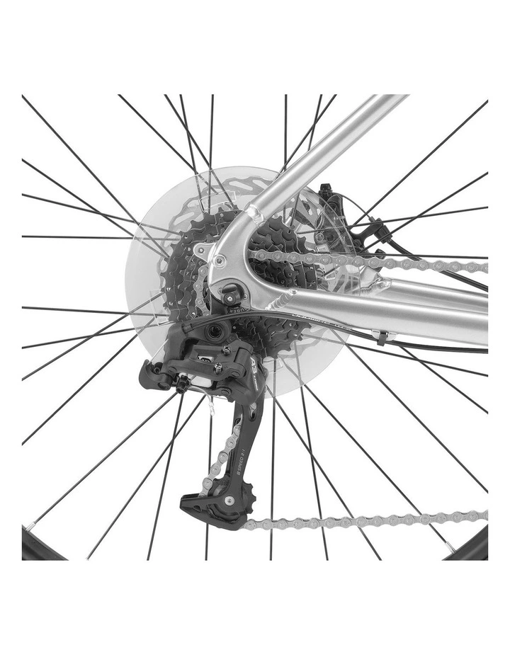 Brooklyn Urban Street Hybrid Bike Stainless 650Bx43cm in Silver image 4