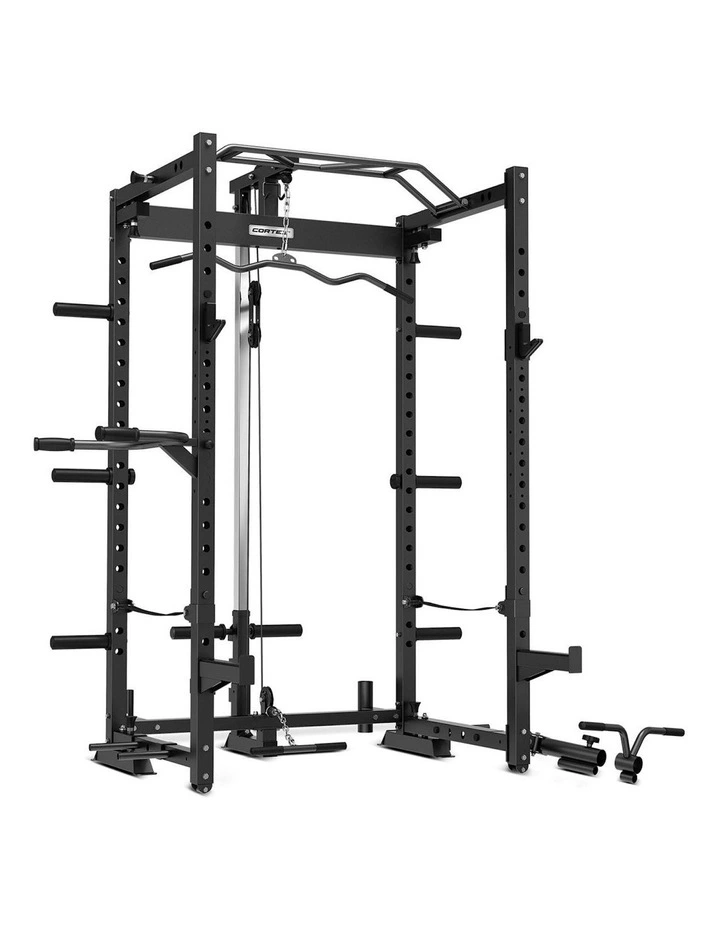 PR4 Folding Power Rack With 100kg Olympic Set in Black image 2