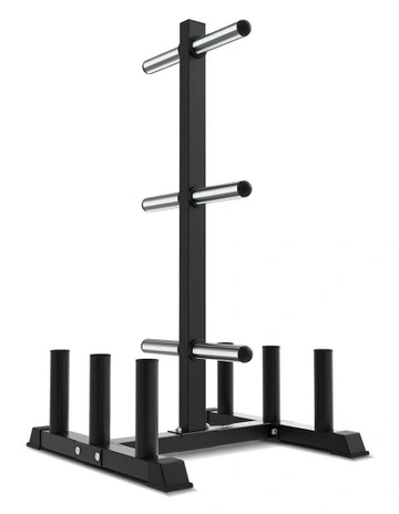 Olympic Weight Tree With 6 Bar Holder 135cm in Black