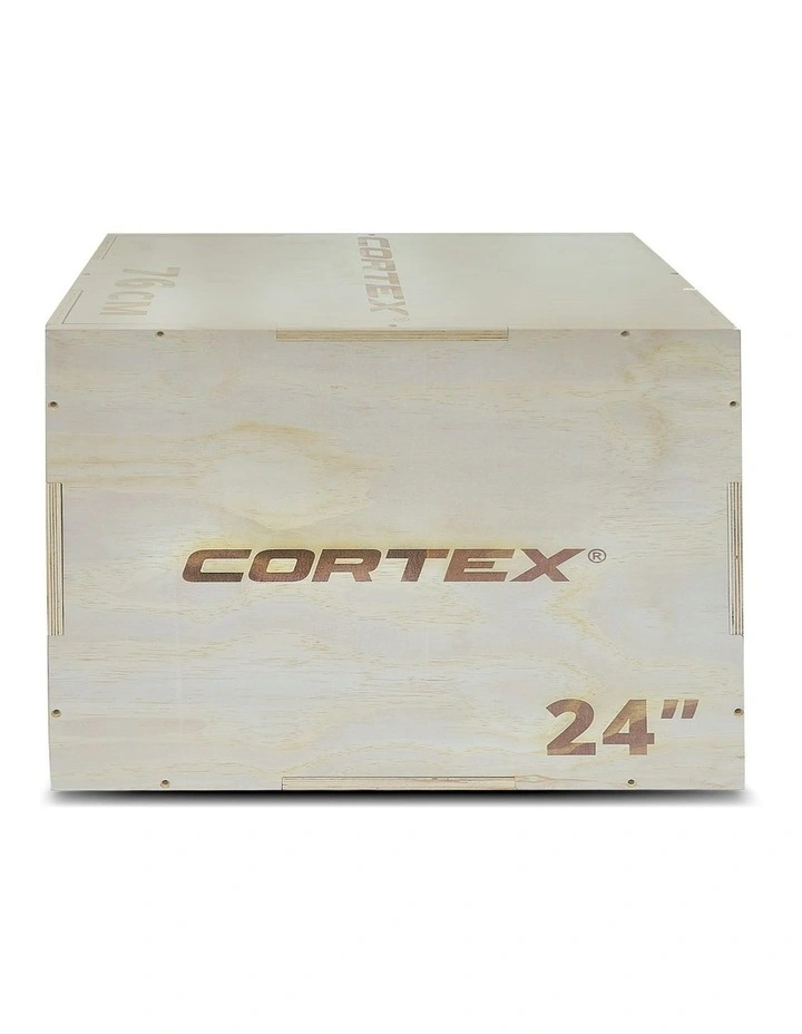 Wooden Plyo Box 3-in-1 in Brown image 2