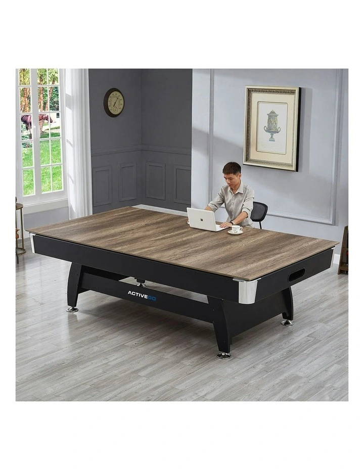 ActiveGo Break Shot 7ft Pool Table with 3-IN-1 Top in Black image 3