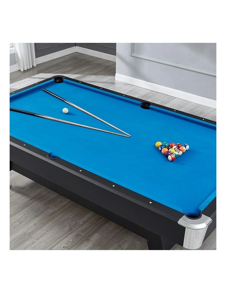 ActiveGo Break Shot 7ft Pool Table with 3-IN-1 Top in Black image 6
