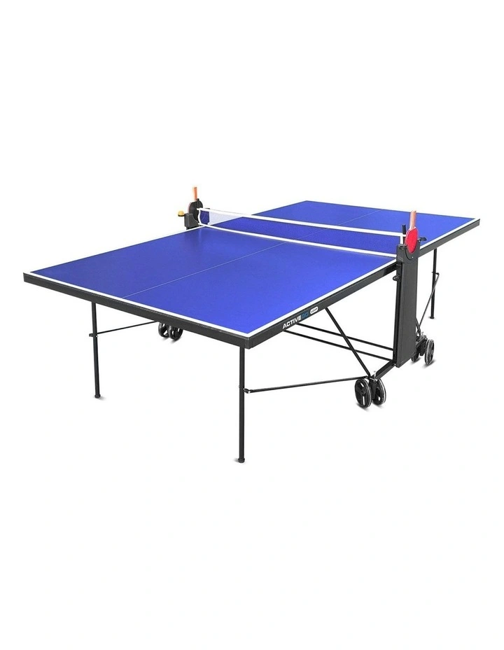 ActiveGo Loop Quick Fold Tennis Ping Pong Table in Blue image 1