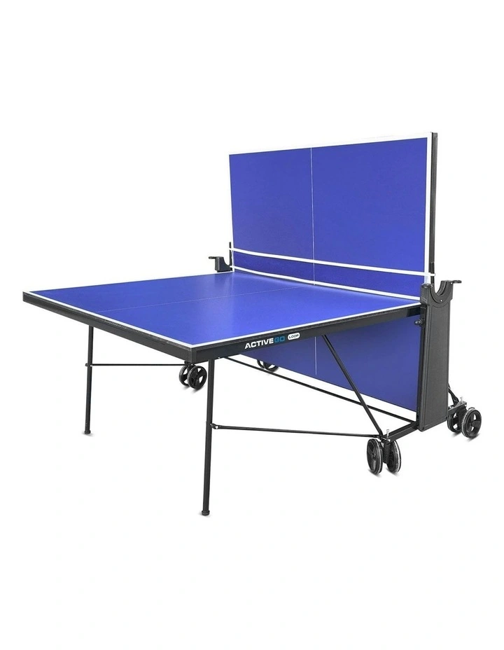 ActiveGo Loop Quick Fold Tennis Ping Pong Table in Blue image 2