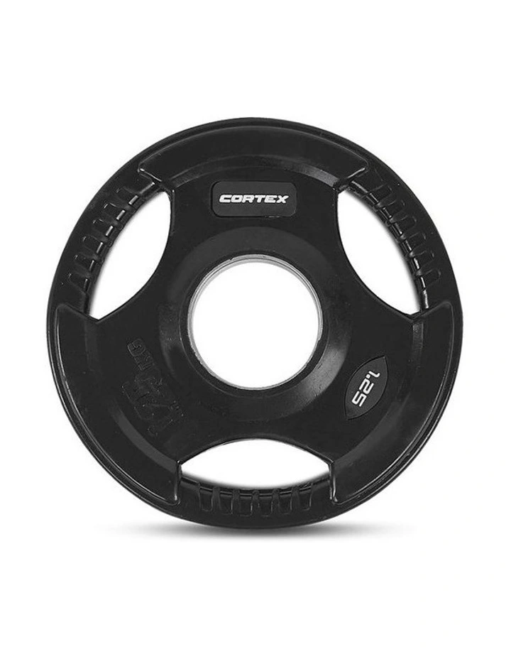 35kg Tri-Grip 50mm Olympic Plate Set in Black image 2
