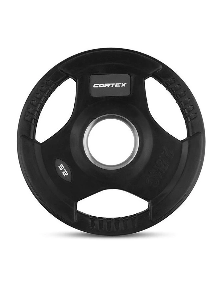 35kg Tri-Grip 50mm Olympic Plate Set in Black image 3