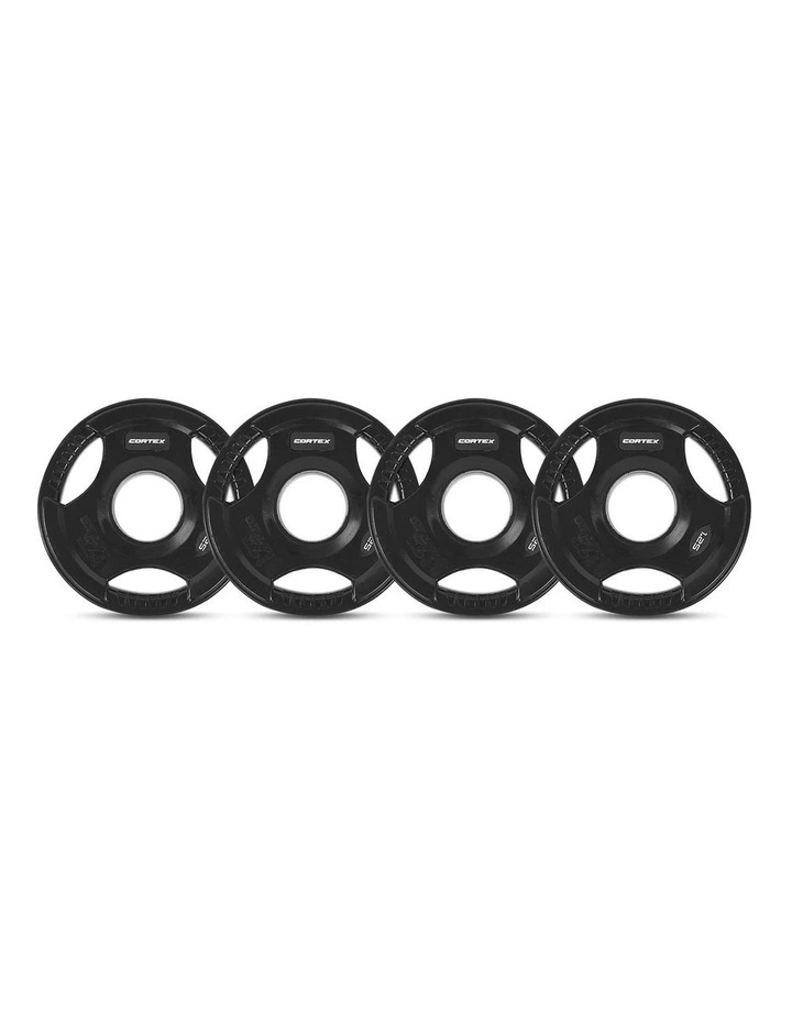 Tri-Grip 50mm Olympic Plate Set 145kg in Black image 2