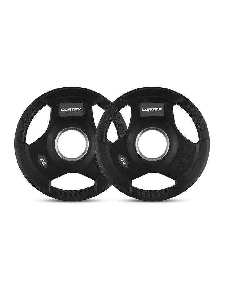 Tri-Grip 50mm Olympic Plate Set 145kg in Black image 3
