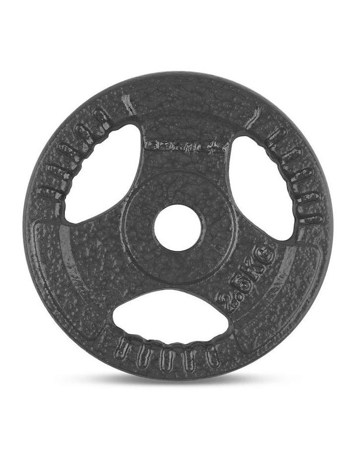 90kg Tri Grip Standard Barbell Weight Set 25mm with Weight Tree in Black image 3