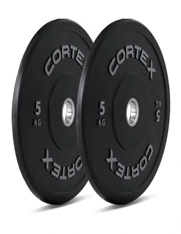 5kg Black Series V2 Bumper Plate Pair in Black
