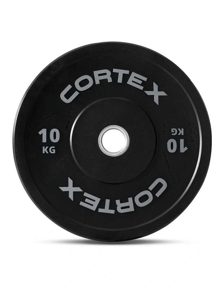 10kg Black Series V2 Bumper Plate Pair in Black image 3