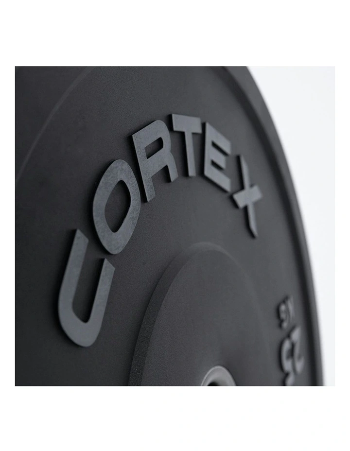10kg Black Series V2 Bumper Plate Pair in Black image 4