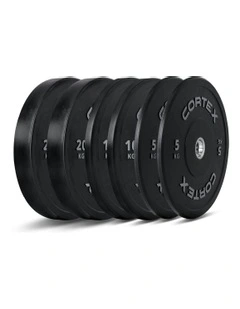Starter Series Bumper Plate V2 Package 70kg in Black