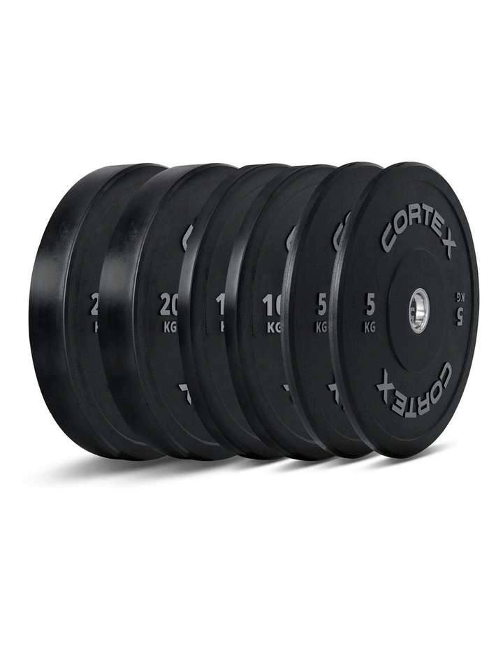 Starter Series Bumper Plate V2 Package 70kg in Black image 1