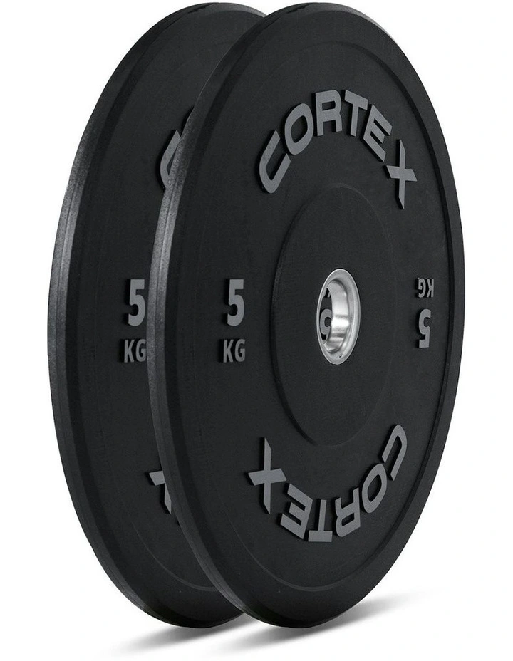 Pro Series Bumper Plate V2 Package 150kg in Black image 2