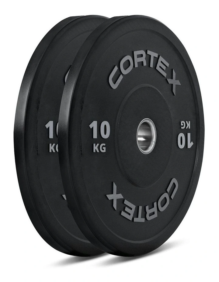 Starter Series Bumper Plate V2 Package 90kg in Black image 2