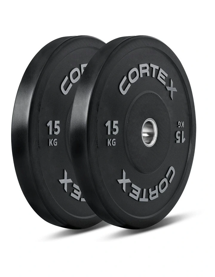 Starter Series Bumper Plate V2 Package 90kg in Black image 3